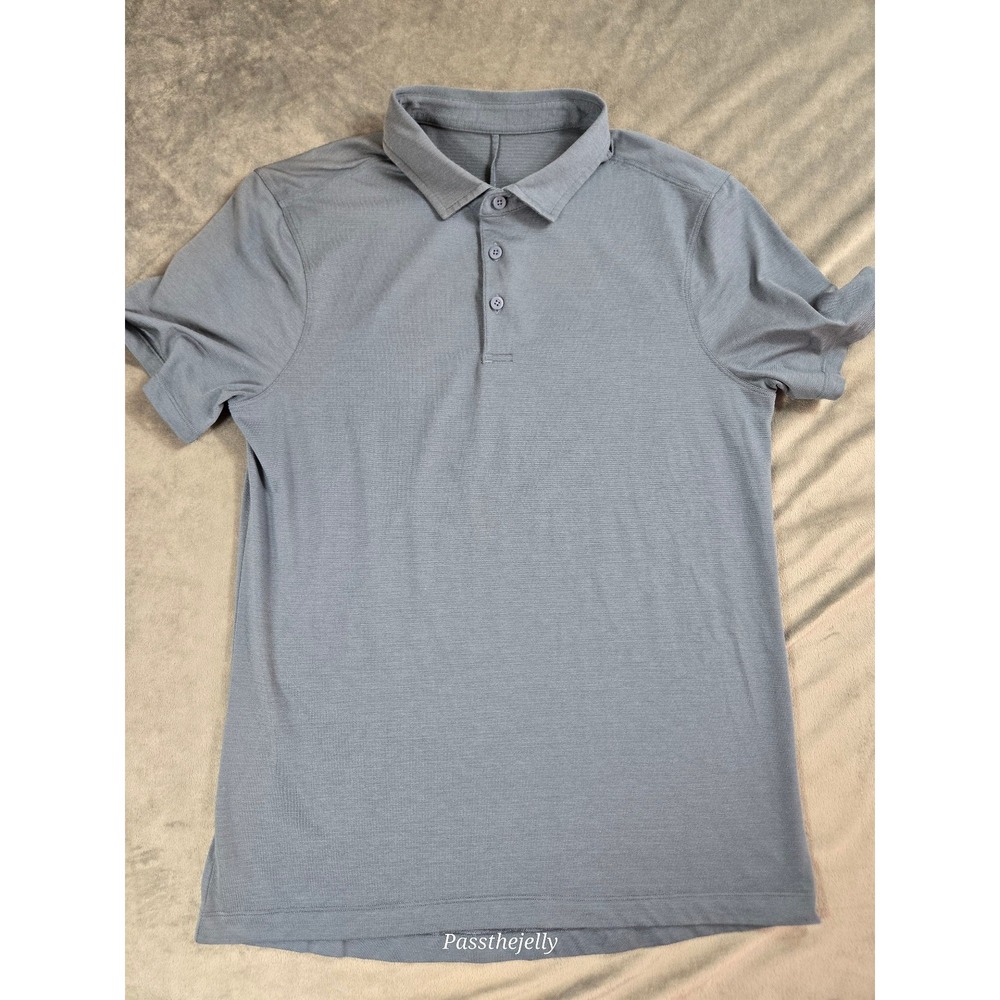Lululemon Polo Shirt Mens Small Athletic Performance Golf‎ 3 Button Lightweight